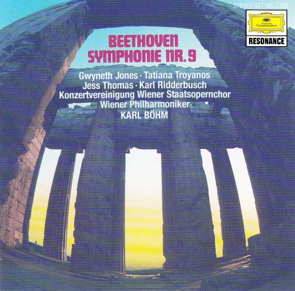 Ludwig Van Beethoven : Gwyneth Jones · Tatiana Troyanos · Jess Thomas · Karl Ridderbusch · Wiener Staatsopernchor · Wiener Philharmoniker · Karl Böhm : Symphonie Nr. 9 (CD, Album, RP)