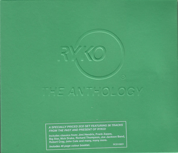 Various : Rykodisc The Anthology (2xCD, Comp)