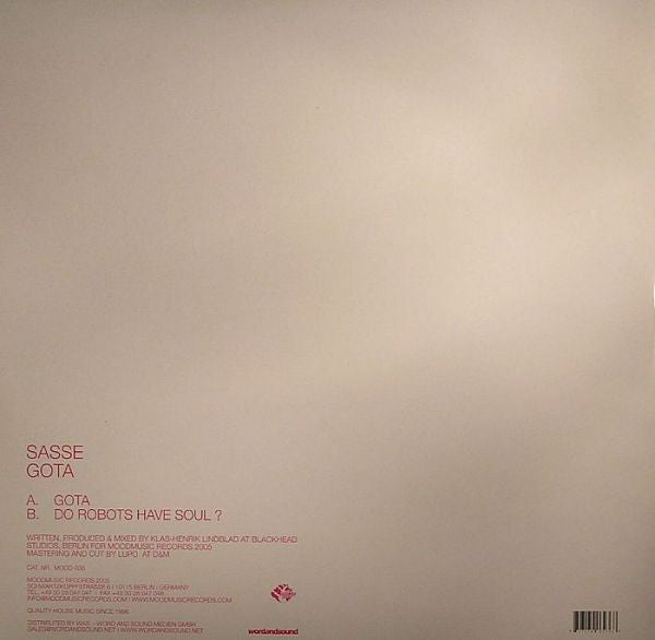 Sasse : Gota / Do Robots Have Soul? (12")