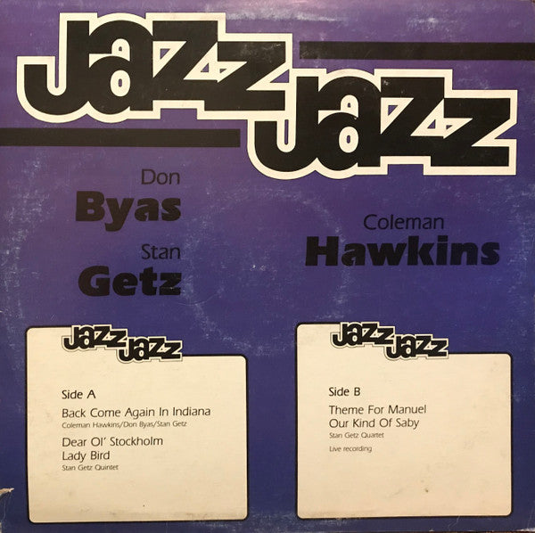 Coleman Hawkins, Stan Getz, Don Byas : Jazz Spectrum (LP, Comp, Mono)