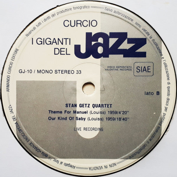 Coleman Hawkins, Stan Getz, Don Byas : Jazz Spectrum (LP, Comp, Mono)
