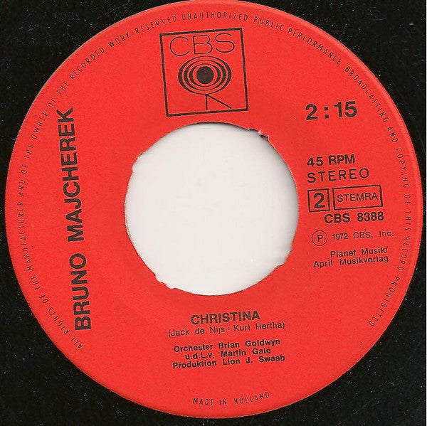 Bruno Majcherek : Mira (7", Single)