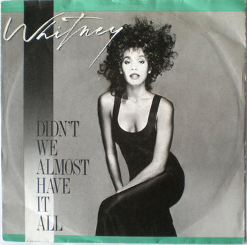 Whitney Houston : Didn't We Almost Have It All (7", Single)