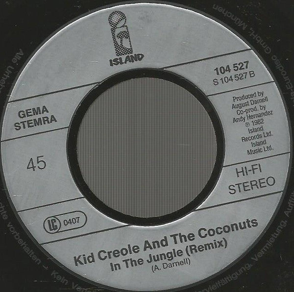 Kid Creole And The Coconuts : Stool Pigeon (7", Single)