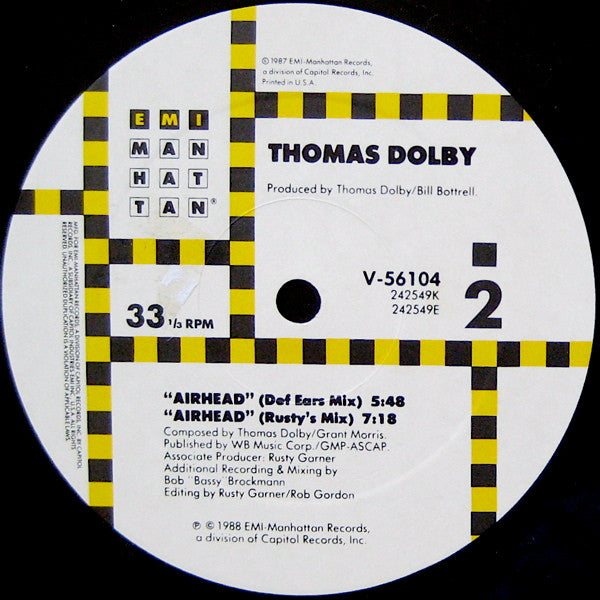 Thomas Dolby : Airheads' Revenge (12")