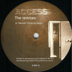 DJ Misjah & DJ Tim : Access (The Remixes) (12")