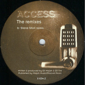 DJ Misjah & DJ Tim : Access (The Remixes) (12")