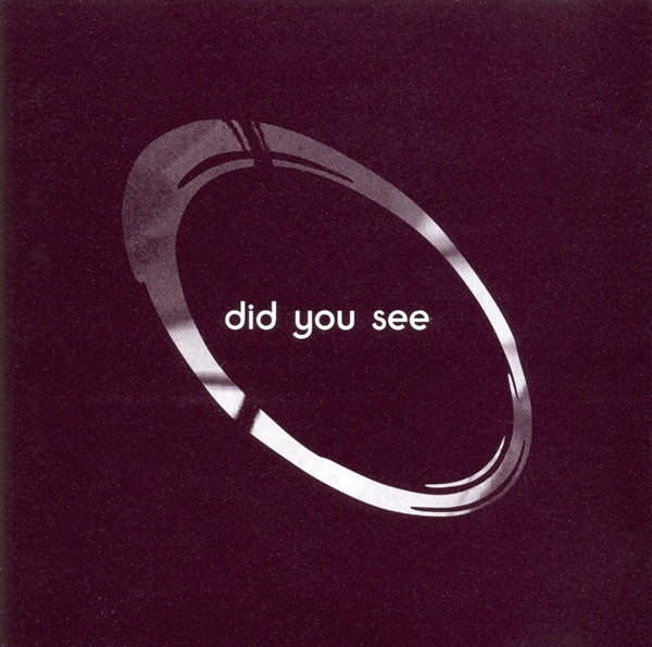 Various : Did You See (CD, Comp)