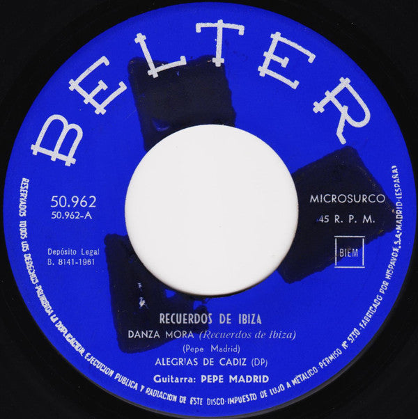 Pepe Madrid : Recuerdos De Ibiza (7", EP)