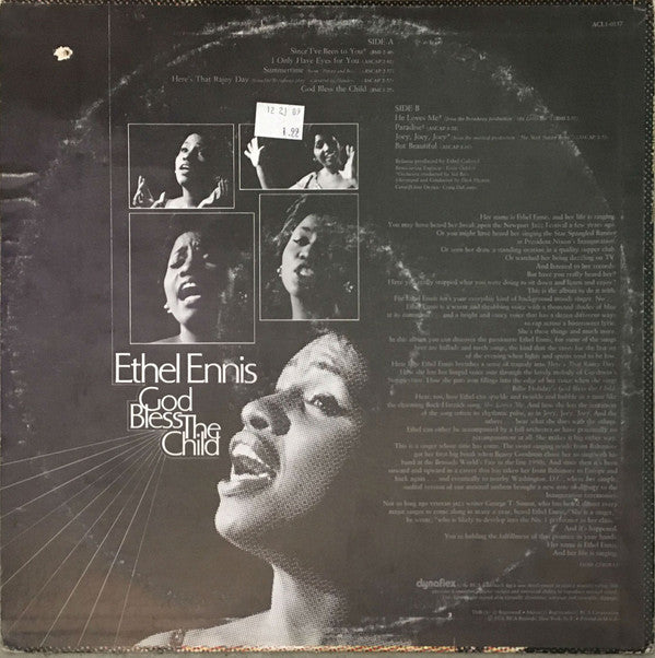 Ethel Ennis : God Bless The Child (LP, Comp, RM, Dyn)