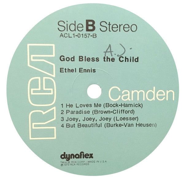 Ethel Ennis : God Bless The Child (LP, Comp, RM, Dyn)