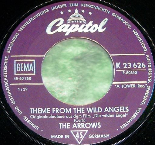 Davie Allan & The Arrows : Theme From The Wild Angels / Blue's Theme (7", Single)