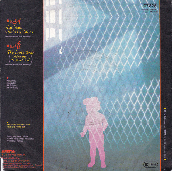 Thompson Twins : Lay Your Hands On Me (7", Single)