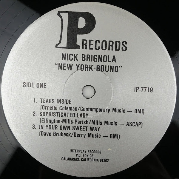 Nick Brignola : New York Bound (LP, Album)