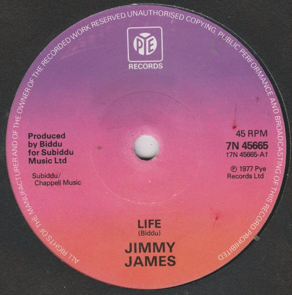 Jimmy James (2) : Life (7", Single)