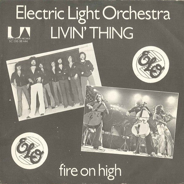 Electric Light Orchestra : Livin' Thing (7", Single)