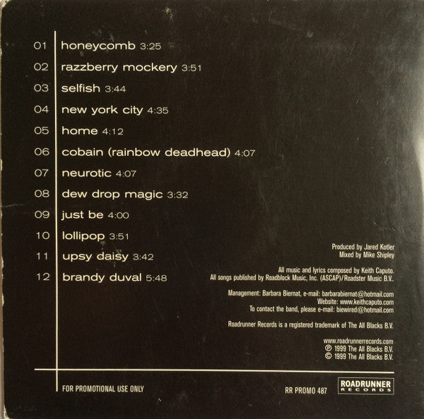 Keith Caputo : Died Laughing (CD, Album, Promo)