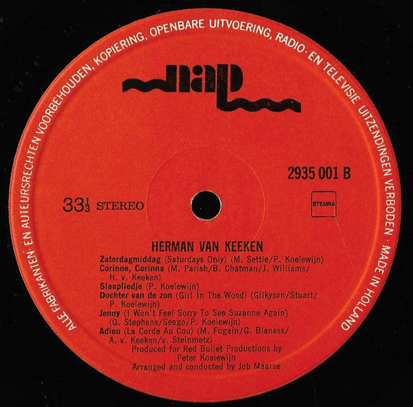 Herman van Keeken : Pappie Loop Toch Niet Zo Snel (LP, Album)