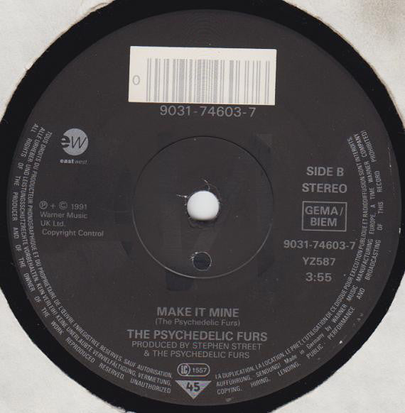 The Psychedelic Furs : Until She Comes (7")