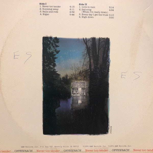 Offenbach : Never Too Tender (LP, Album)