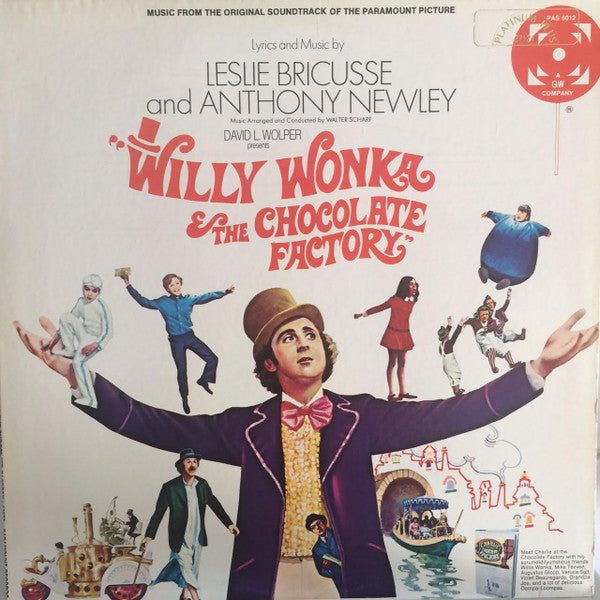 Leslie Bricusse And Anthony Newley : Willy Wonka & The Chocolate Factory (Music From The Original Soundtrack Of The Paramount Picture) (LP, RE)