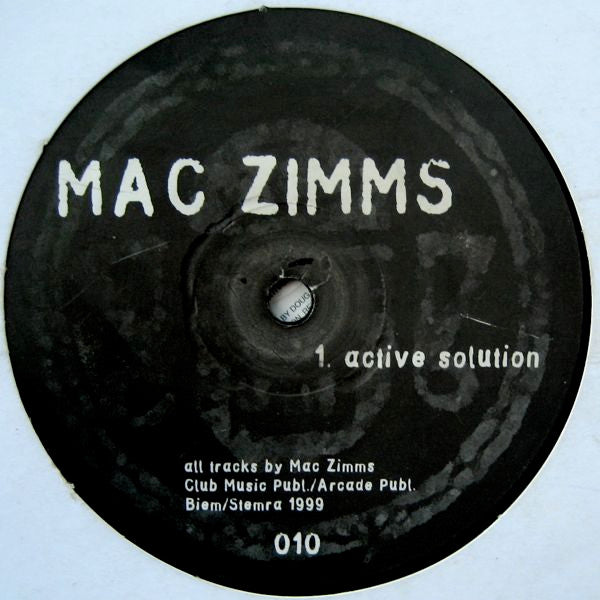 Mac Zimms : Active Solution (12")