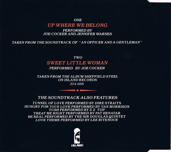 Joe Cocker / Jennifer Warnes : Up Where We Belong (CD, Single)