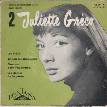 Juliette Gréco : 2 - Les Croix (7", EP, RE)