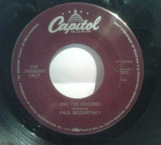 Paul McCartney : Off The Ground (7", Jukebox)