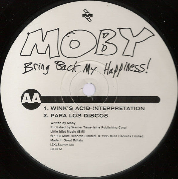 Moby : Bring Back My Happiness! (12")