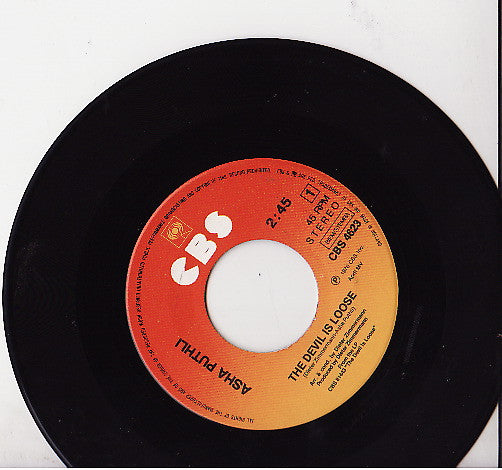 Asha Puthli : The Devil Is Loose (7", Single)