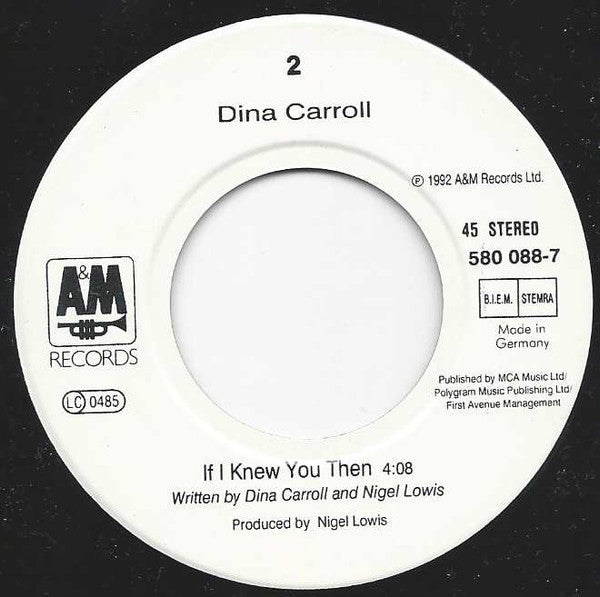 Dina Carroll : Special Kind Of Love (7", Single)