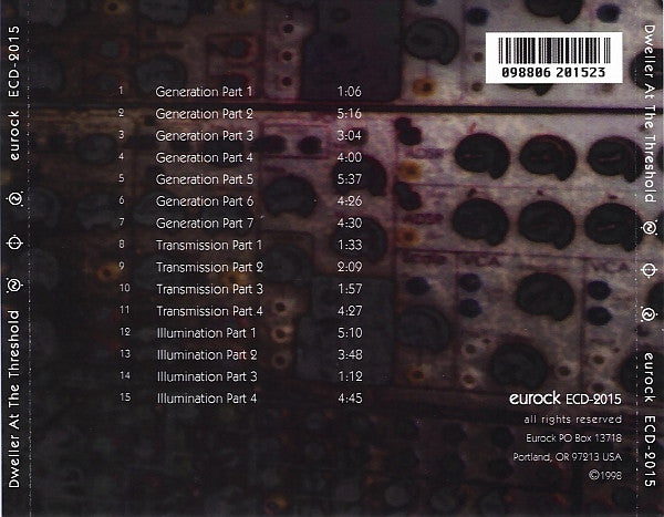 Dweller At The Threshold : Generation Transmission Illumination (CD, Album)