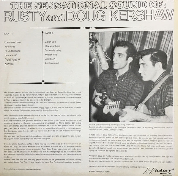 Rusty & Doug Kershaw : The Sensational Sound Of Rusty And Doug Kershaw (LP, Comp)