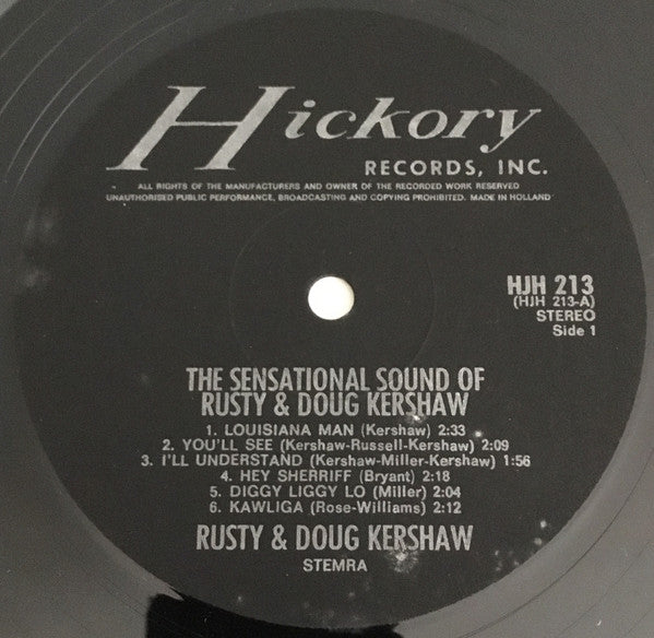 Rusty & Doug Kershaw : The Sensational Sound Of Rusty And Doug Kershaw (LP, Comp)