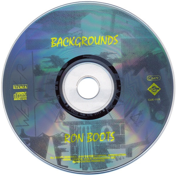 Ron Boots : Backgrounds (CD, Comp)