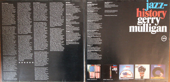 Gerry Mulligan : Jazz - History Vol. 14 (2xLP, Comp)