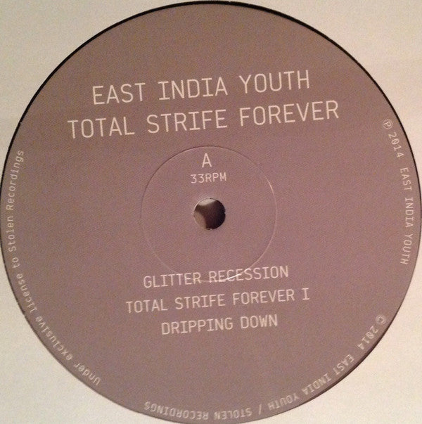 East India Youth : Total Strife Forever (2xLP, Album + CD, Album)