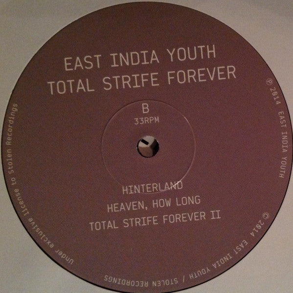 East India Youth : Total Strife Forever (2xLP, Album + CD, Album)