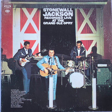 Stonewall Jackson : Recorded Live At The Grand Ole Opry (LP)