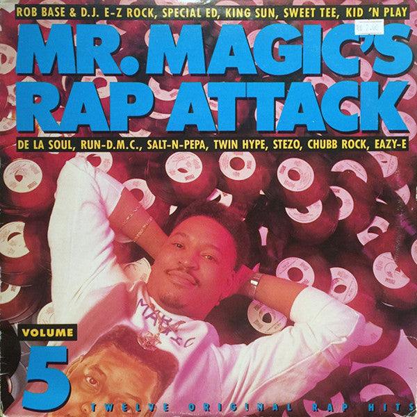 Various : Mr. Magic's Rap Attack Volume 5 (LP, Comp, Promo)