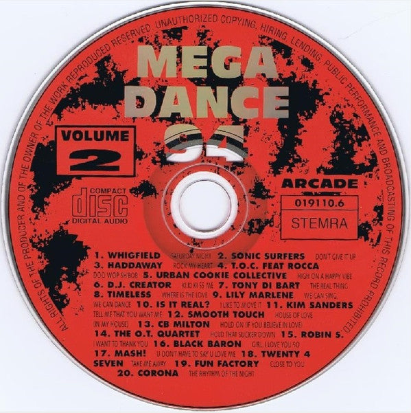Various : Mega Dance 94 - Volume 2 (CD, Comp)
