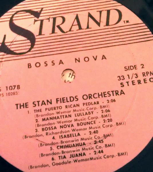 Stan Fields Sextet : Bossa Nova The New Swinging Samba (LP, Album)
