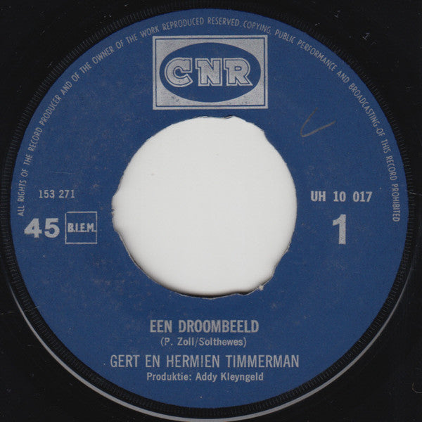 Gert & Hermien : Een Droombeeld (7", Single)