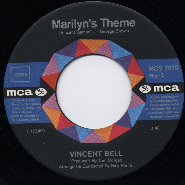 Vinnie Bell : Airport Love Theme (7", Single)