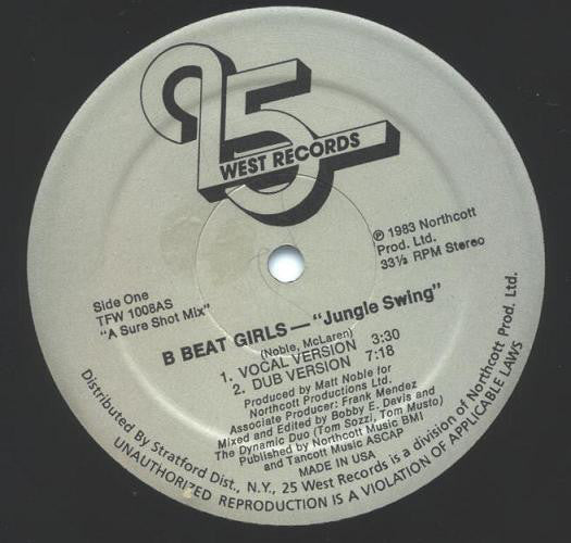 B Beat Girls : Jungle Swing (12")