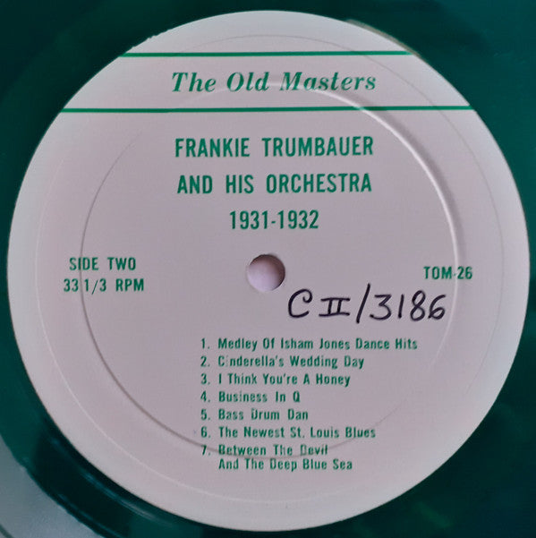 Frankie Trumbauer And His Orchestra : Frankie Trumbauer And His Orchestra 1931-1932 (LP, Comp, Gre)
