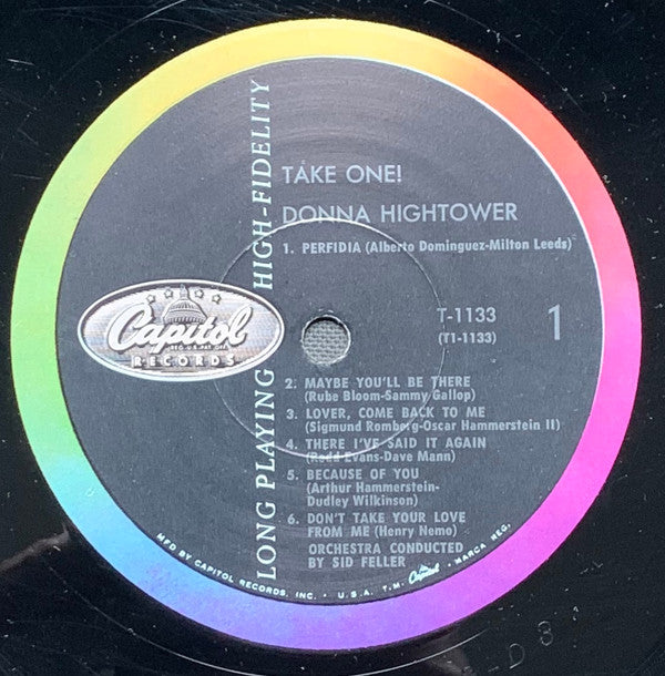 Donna Hightower : Take One! (LP, Album, Mono)