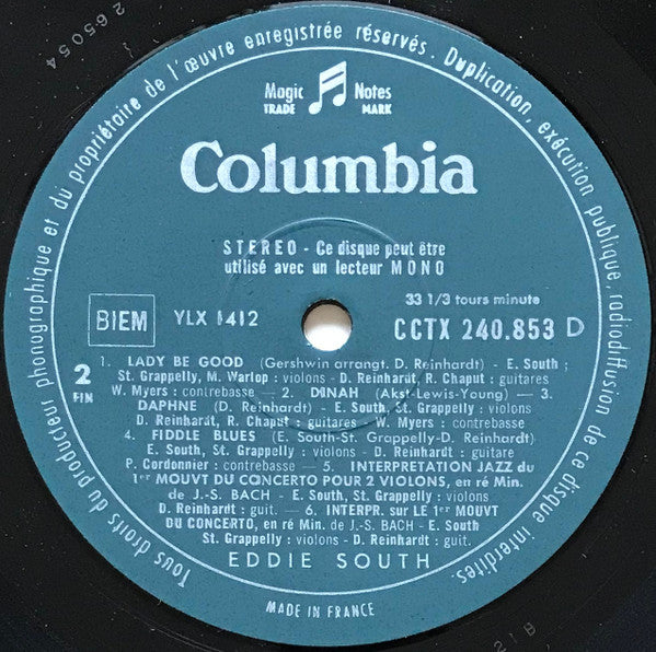 Eddie South : Eddie South (LP, Comp)