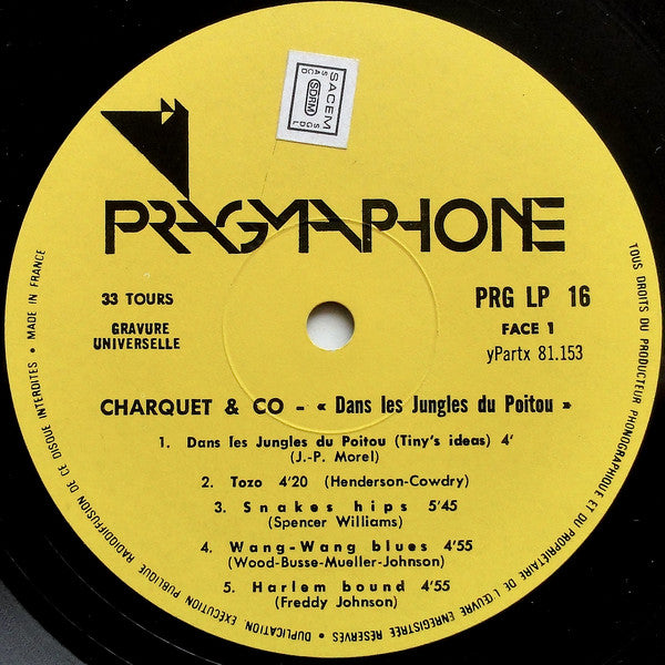 Charquet & Co : Dans Les Jungles Du Poitou (LP, Album)
